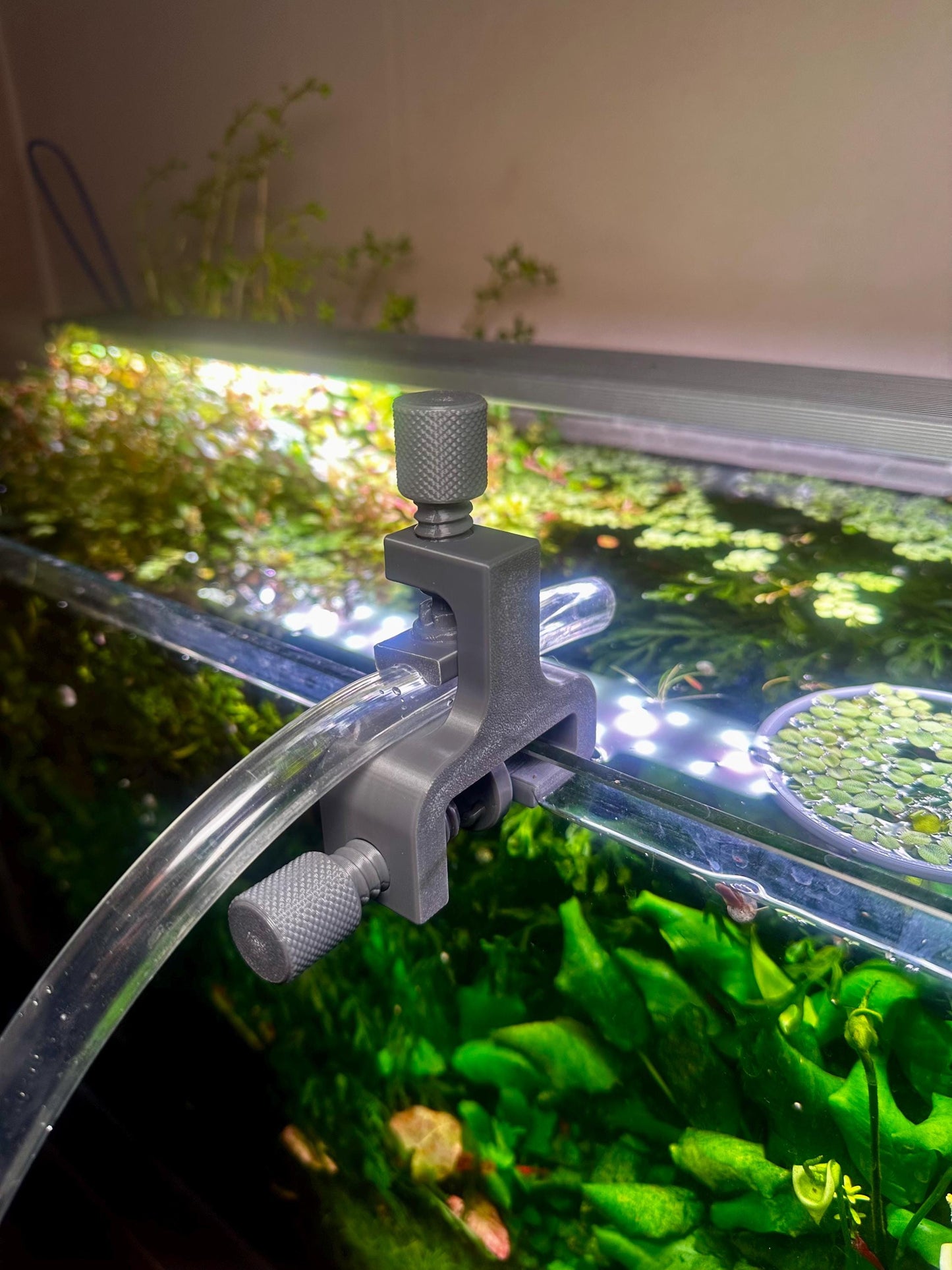 Aquarium Schlauchklemme - Halterung für Wasserwechsel & Schlauchführung